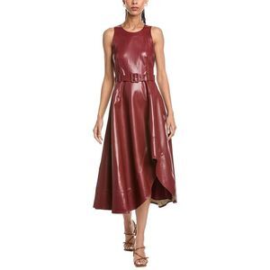 Cinq À Sept Womens  Zelda Midi Dress, Red